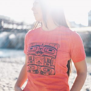 [ Heather Red ] Sister Bear T-Shirt