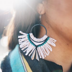 [ Sea Glass ] Manta Ray Earrings