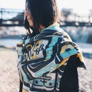 [ Cashmere ] Chilkat Totem Scarf